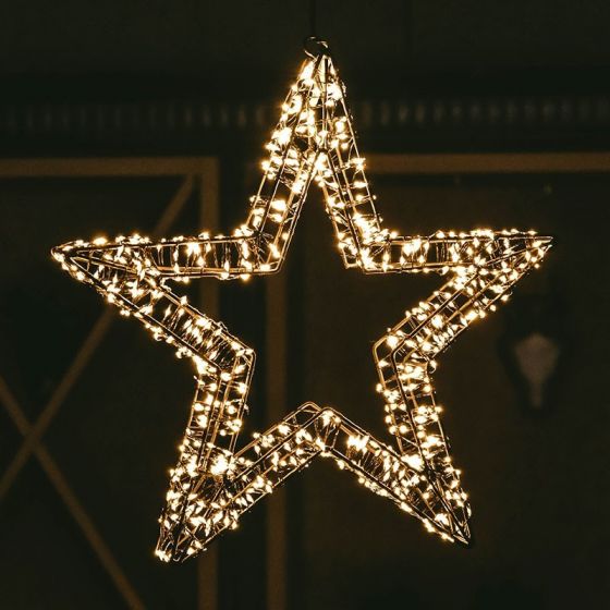 Kaufen Sie Weihnachtsbeleuchtung Stern 3D | 1200 LEDs | Extra warmweiß