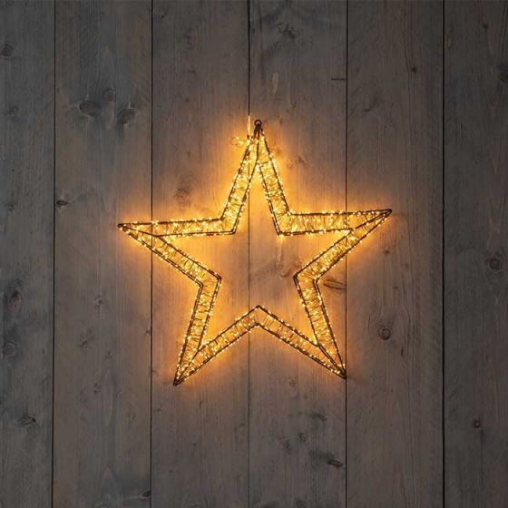 Kaufen Sie Weihnachtsbeleuchtung Stern 3D | 1200 LEDs | Extra warmweiß