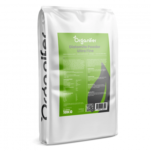 Organifer - Kieselgur - 100 % reines - ultrafeines Pulver (25-Liter-Sack - 10 kg)