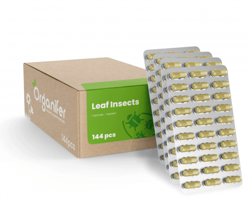 Organifer - Leaf Insects Blattinsekten Kapseln – 144 Stück