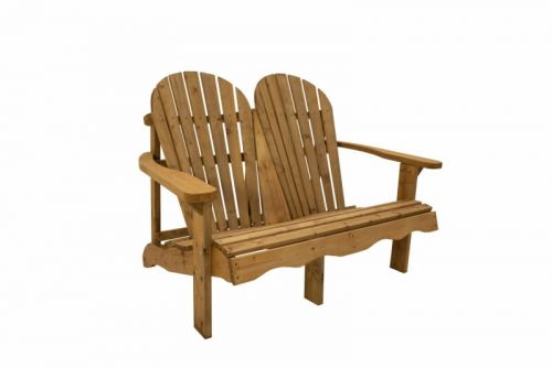 Doppel-Ralax-Stuhl Split | Braun | 120x90x92 cm