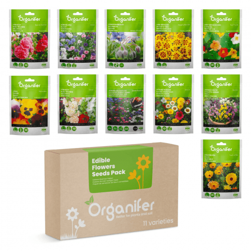 Organifer - Essbare Blumen Saatgutpaket - 11 Arten