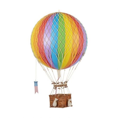 Modell Heißluftballon | Regenbogen gestreift | Royal Aero - Ø 32 cm
