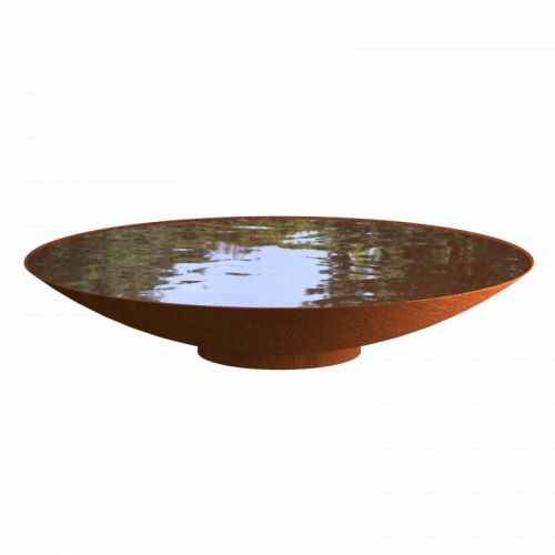 Adezz Wasserschale Cortenstahl | 200 x 31 cm | 141 kg