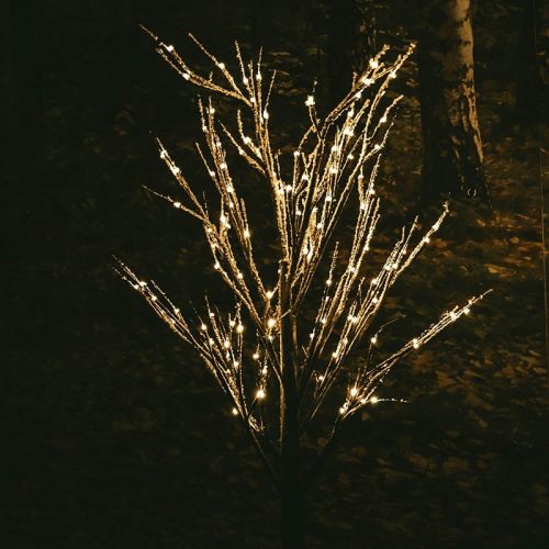 Outdoor Weihnachtsbeleuchtung Baum mit Schnee | 200 cm | Extra warmweiß | Anna's Collection