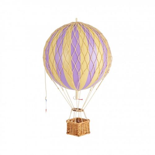 Modell Heißluftballon | Lavendel gestreift | Travels Light - Ø 18 cm
