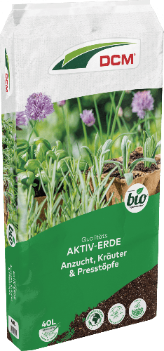 CUXIN DCM | Garten Aktiv-Erde für Anzucht, Kräuter & Presstöpfe | 40 L