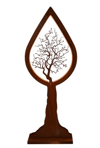 Badeko | Baum -Toskana- 2000 | Cortenstahl | 200x75x20 cm