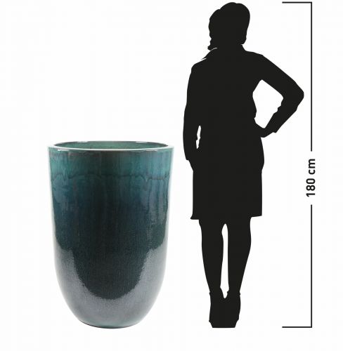 Vase Pure Ocean Blue | in 2 Größen-65 x 98 cm