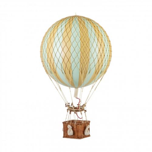 Modell Heißluftballon | Mintgrün gestreift | Royal Aero - Ø 32 cm