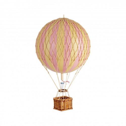 Modell Heißluftballon | Pink gestreift | Travels Light - Ø 18 cm