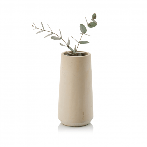 Vase 'Eiskar Parva' (Ø8cm, h20cm) zartgelb