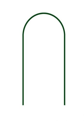 Rankhilfe Trellis Vario Bogen | S | dunkelgrün | 14 x 35 cm | Peacock
