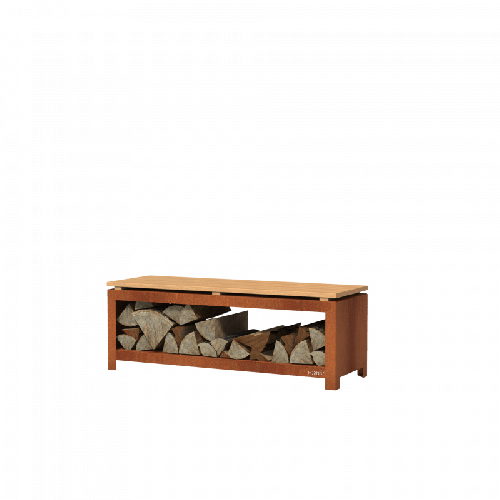Forno Holzlagerung quadratisch | 42,5x120x40 cm