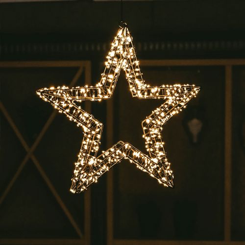 Weihnachtsbeleuchtung Stern 3D | 800 LEDs | Extra warmweiß