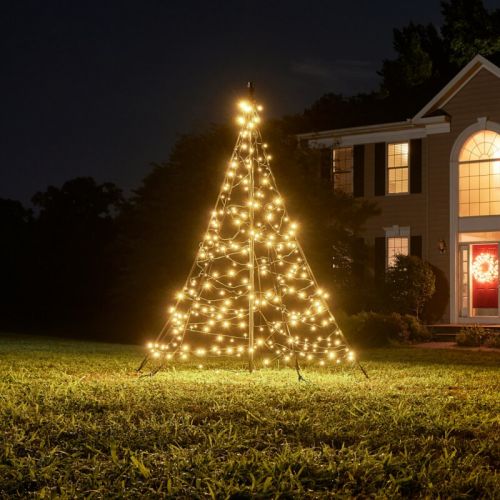 Kaufen Sie Outdoor Weihnachtsbeleuchtung Baum mit Schnee | 200 cm | Ex