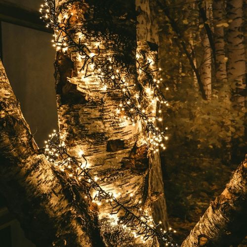 Treecluster Weihnachtsbaumbeleuchtung | 1152 LEDs | Extra warmweiß