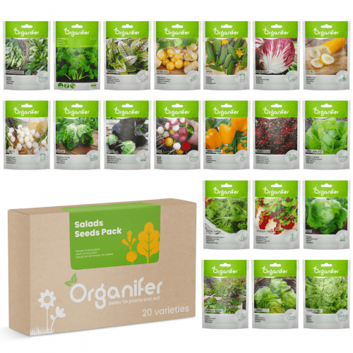 Organifer - Salat-Saatgutpaket - 20 Arten