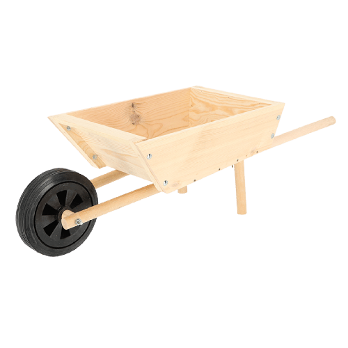 Esschert Design | Holzschubkarre | Kiefernholz | 95x33x28 cm
