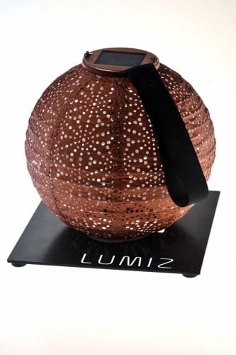 LUMIZ Metallteller Ständer für Lampion | 20x20 cm