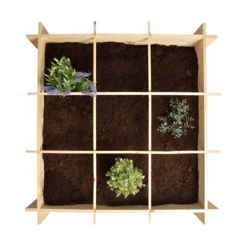 Esschert Design | Gemüsegarten Baupaket | Holz | 100x10x13,7 cm