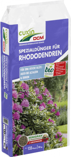 CUXIN DCM | Spezialdünger für Rhododendren | 10 kg für 133 Pflanzen