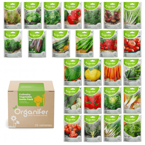 Organifer - Gemüsesamenpaket - 25 kulinarische Sorten