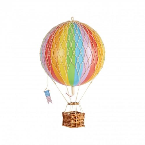 Modell Heißluftballon | Regenbogen gestreift | Travels Light - Ø 18 cm
