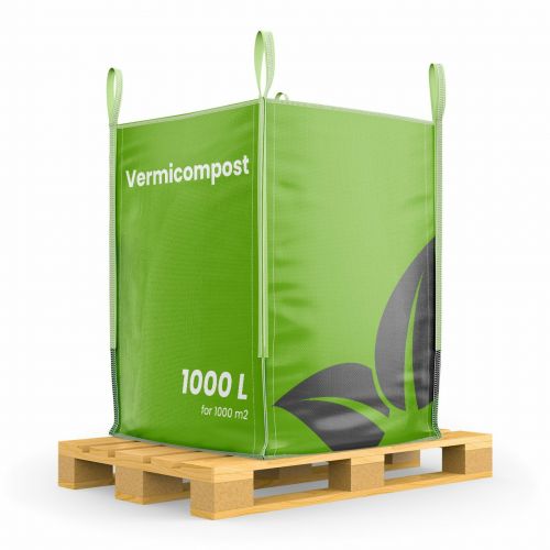 Organifer - Wurmkompost - Vermikompost (Big Bag 1000 Liter – für 1000 m2)