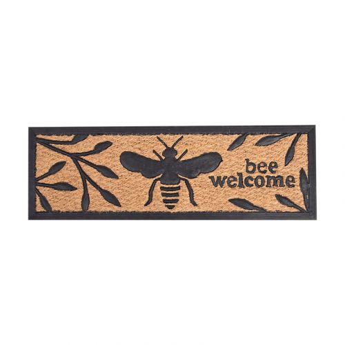 Esschert Design | Fußmatte Bienen | Gummi und Kokos | 75x25cm