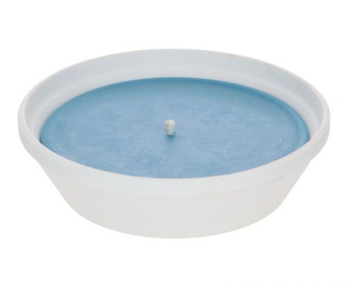 Tonschale mit Citronella-Kerze | Blau | Ø 20 cm x H 5 cm
