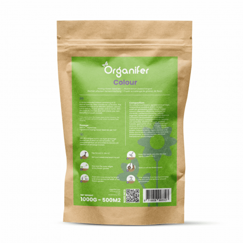Organifer - Schnittblumenmischung - Colour - 32 Arten von Schnittblumen (1 kg für 500 m2)
