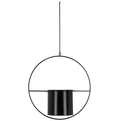 Esschert Design | Pflanzenaufhänger | Stahl | Schwarz | Ø35 x H 15 cm