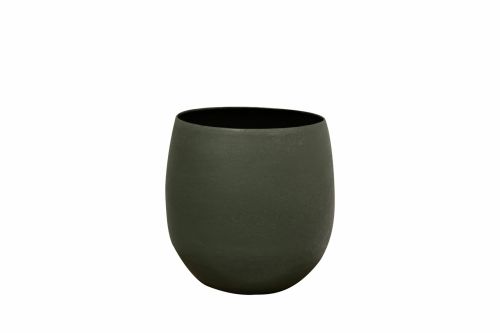Topf Stijn mattgrün | Ø22 x H21  cm