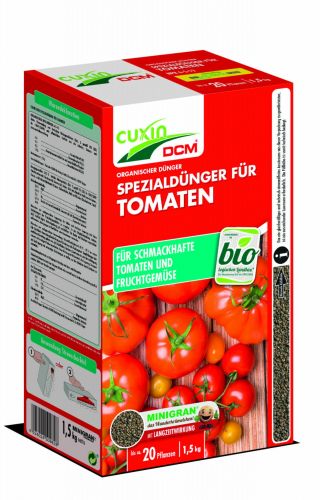 CUXIN DCM | Spezialdünger für Tomaten | 1,5 kg für ca. 20 Pflanzen