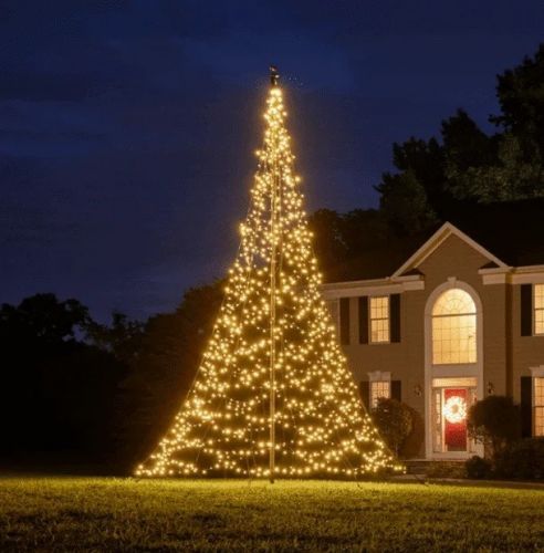 Fairybell Weihnachtsbaum | 600 cm | 1200 LED | Warmweiß mit Funkeln