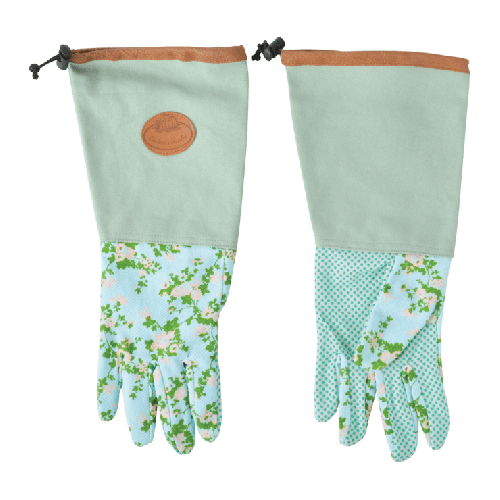 Esschert Design | Handschuhe mit Rosendruck | Polyester | 38x17 cm