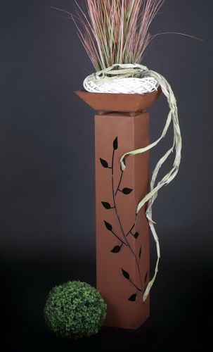 Rostsäule Blätterranke | Jabo-Design