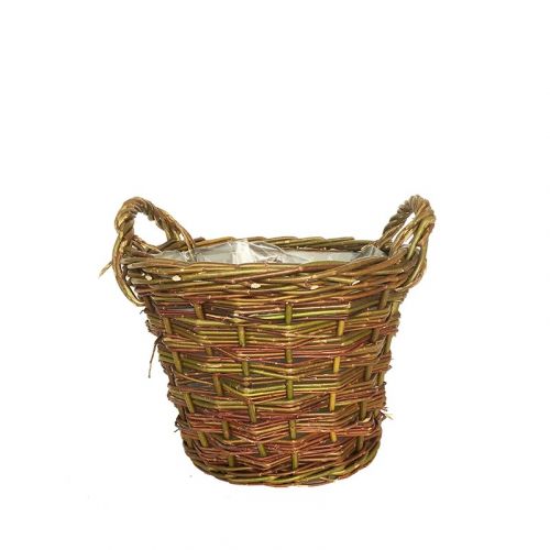 Esschert Design | Weidenkorb Blumen | S | Ø38 x H 31 cm