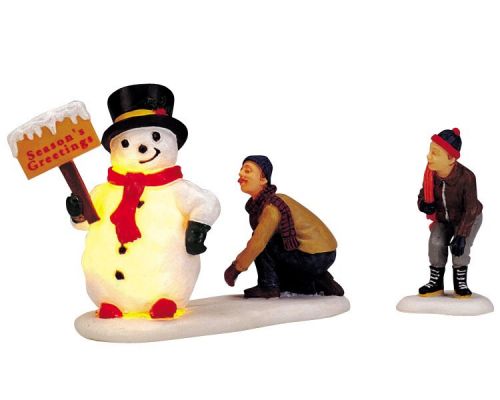 LEMAX Frosty's Friendly Greeting | Set Of 2