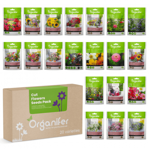 Organifer - Schnittblumen-Saatgutpaket - 20 Arten