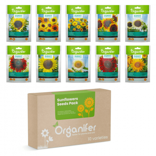 Organifer - Sonnenblumen-Saatgutpaket - 10 Arten