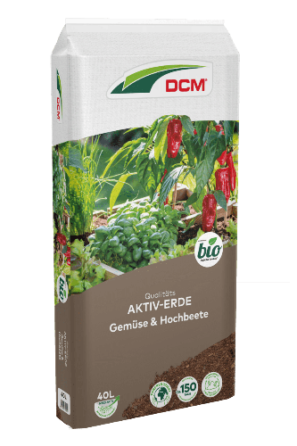 CUXIN DCM | Garten Aktiv-Erde für Gemüse & Hochbeete | 40 L