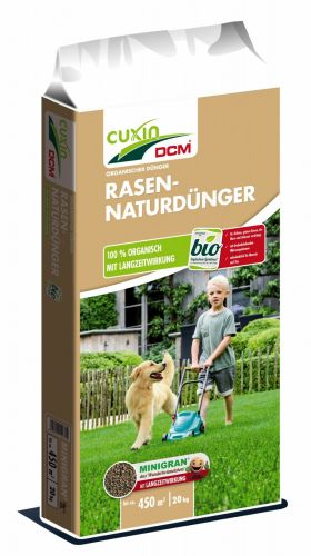 CUXIN DCM | Rasen-Naturdünger | 20 kg für 450m²
