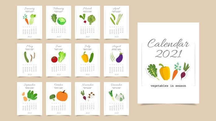 Gemüsegarten gemüse Saisonkalender