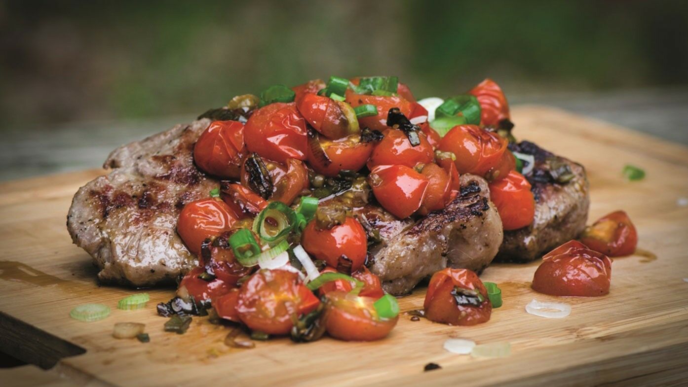 Rezept: Steaks mit Tomatensalsa