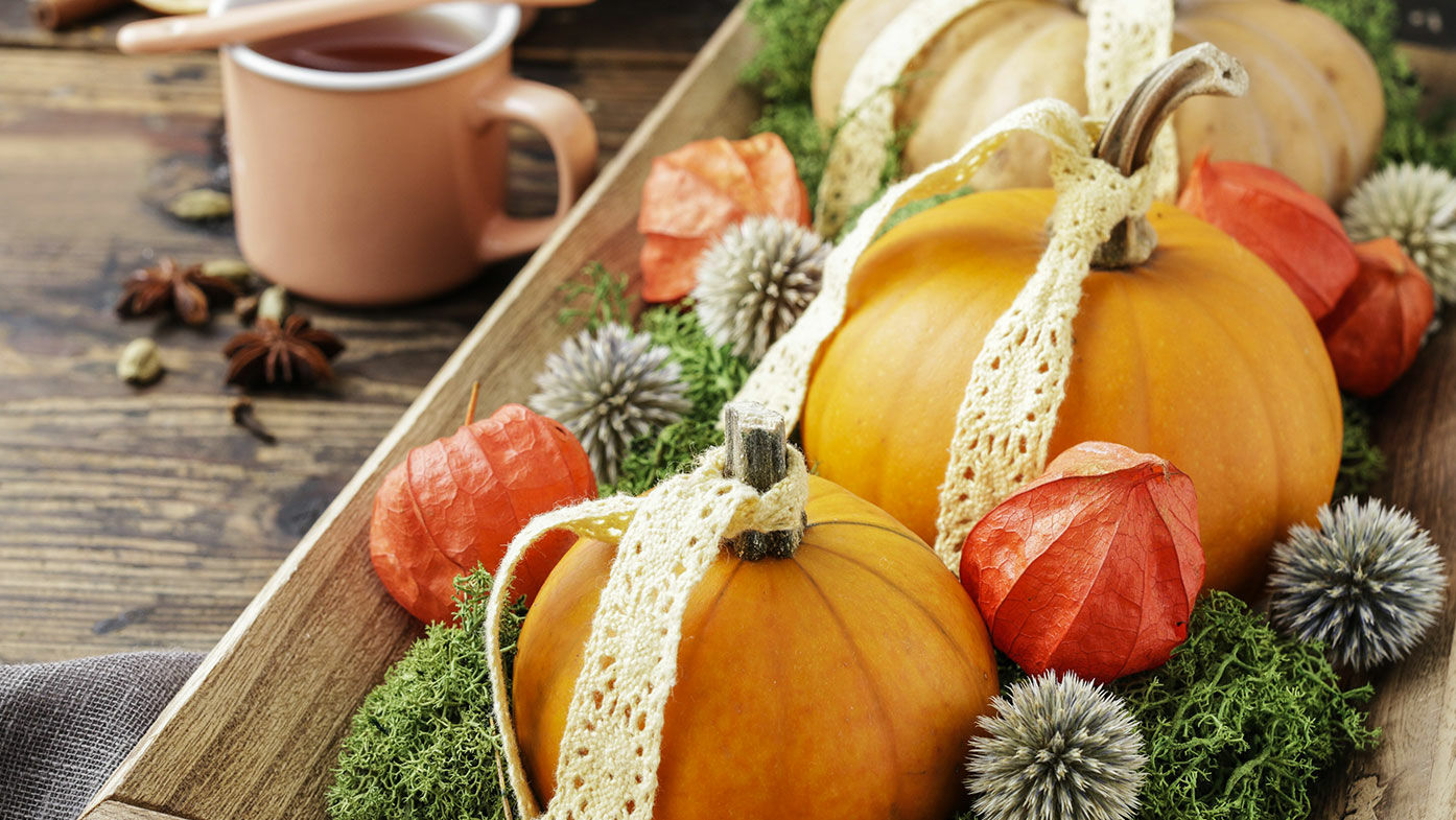 Tischdeko für den Herbst