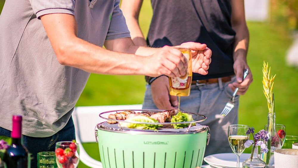 Salat grillen