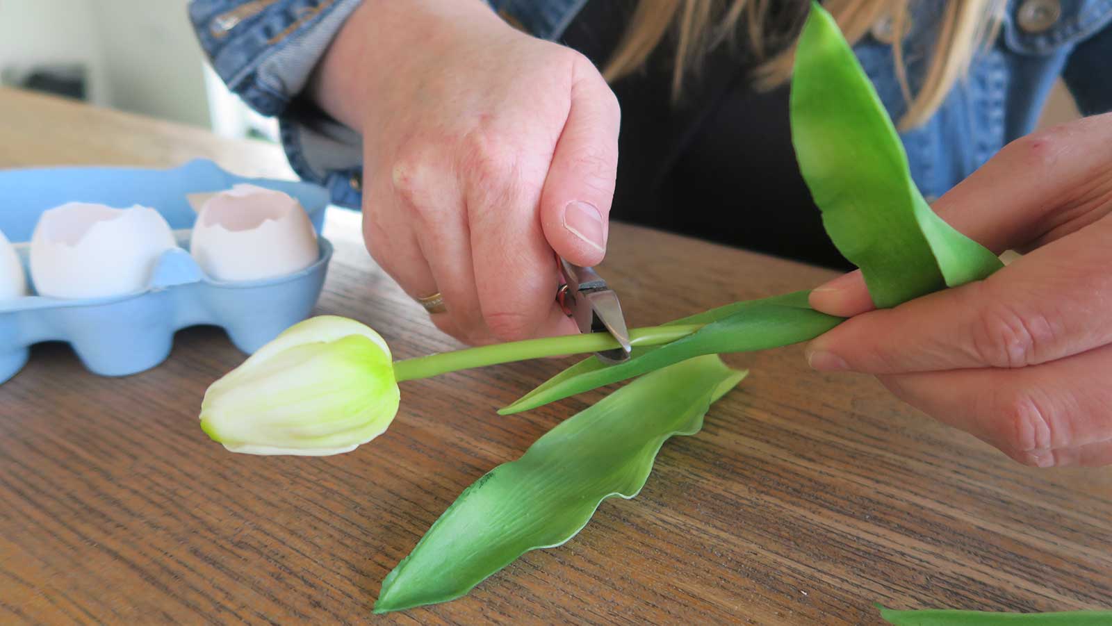 Anleitung für Osterdeko mit Tulpen - Schritt 5