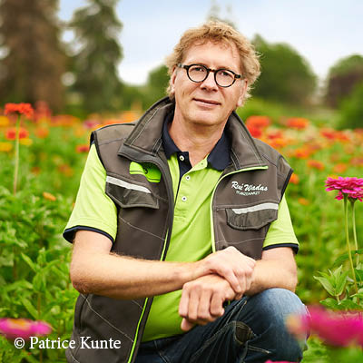 René Wadas auf der Gartenträume